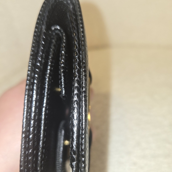 Salvatore Ferragamo Black Wallet with Gold Accent - Picture 6 of 12